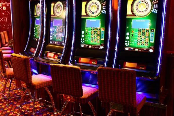 Mobile phone displaying live casino interface